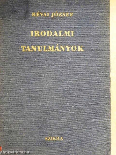 Irodalmi tanulmányok