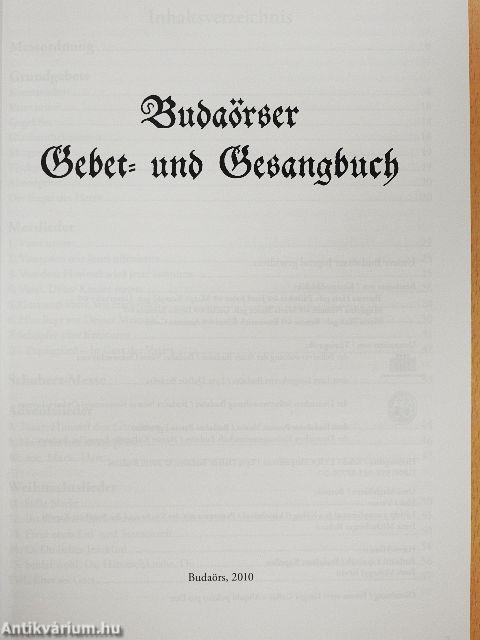 Budaörser Gebet und Gesangbuch