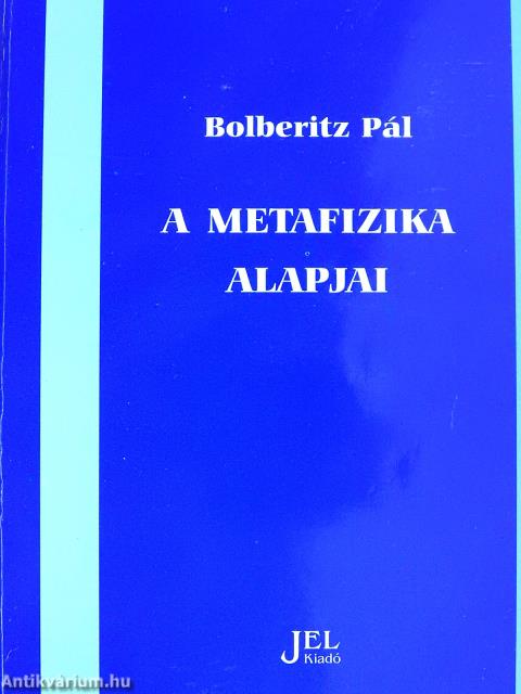 A metafizika alapjai (dedikált példány)