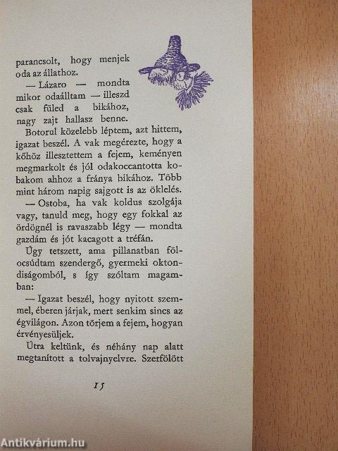 Lazarillo de Tormes élete, jó sora és viszontagságai