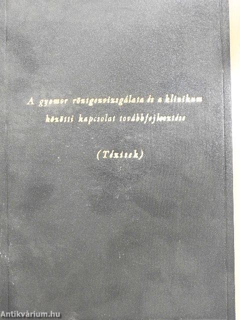 A gyomor röntgenvizsgálata és a klinikum közötti kapcsolat továbbfejlesztése