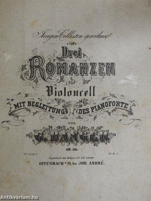 Drei Romanzen für Violoncell