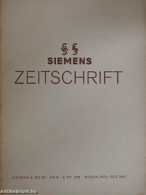 Siemens Zeitschrift Nov./Dez. 1940