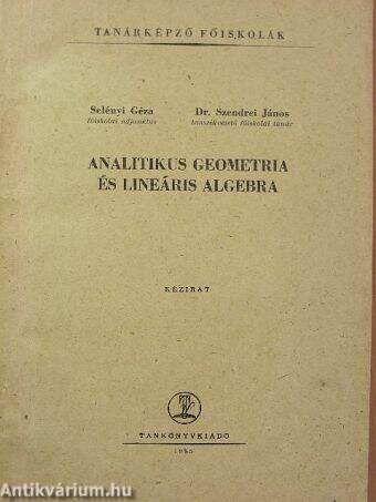 Analitikus geometria és lineáris algebra