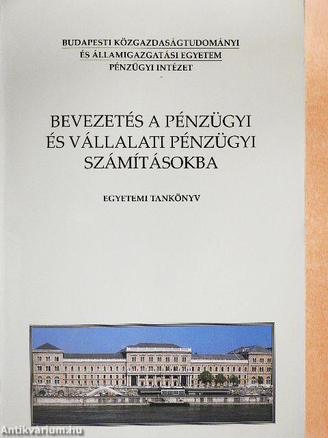 Bevezetés a pénzügyi és vállalati pénzügyi számításokba