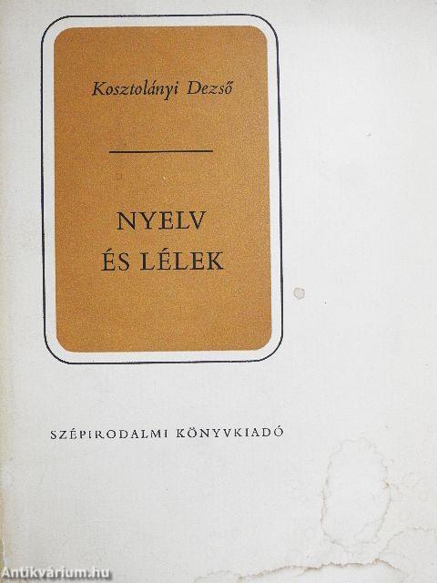 Nyelv és lélek