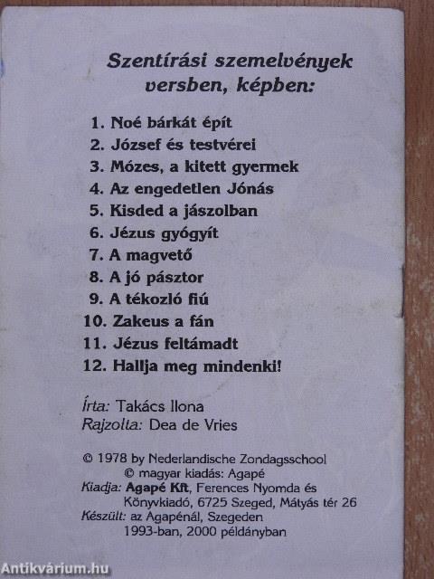 Szentírási szemelvények versben, képben 1-12.