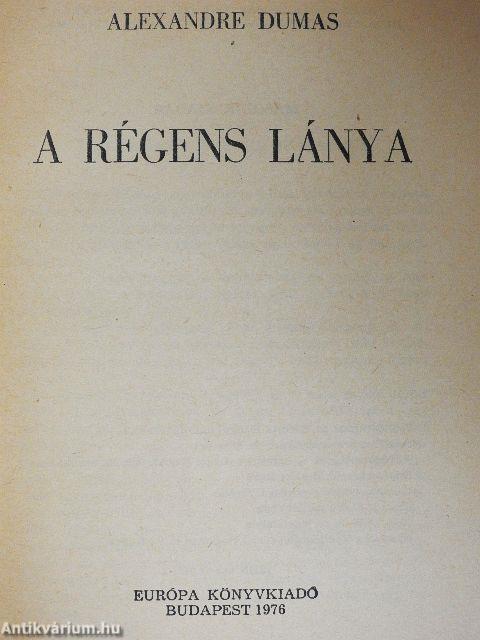 A régens lánya