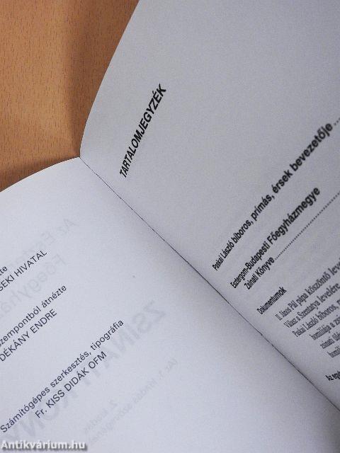 Az Esztergom-Budapesti Főegyházmegye Zsinati Könyve