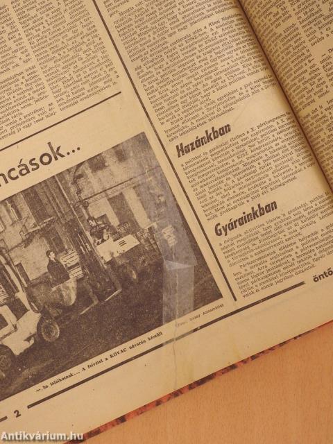 Öntő 1971-1972. (nem teljes évfolyamok)