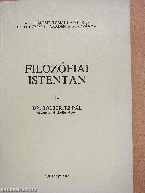 Filozófiai istentan