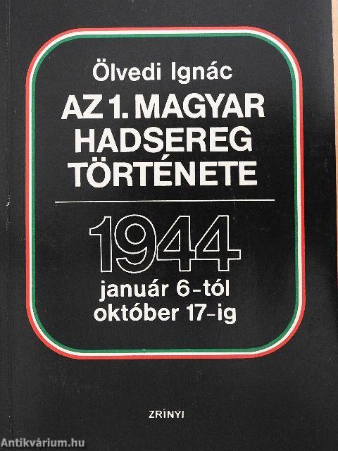 Az 1. magyar hadsereg története 