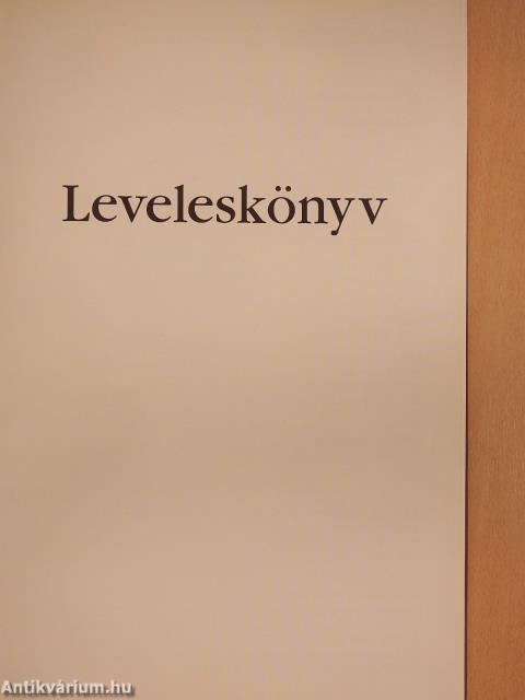 Leveleskönyv