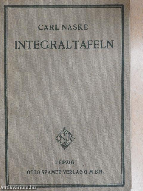 Integraltafeln