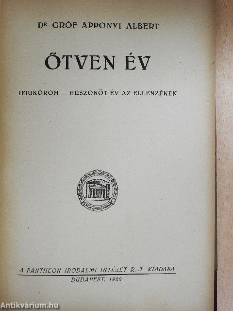 Emlékirataim/Ötven év