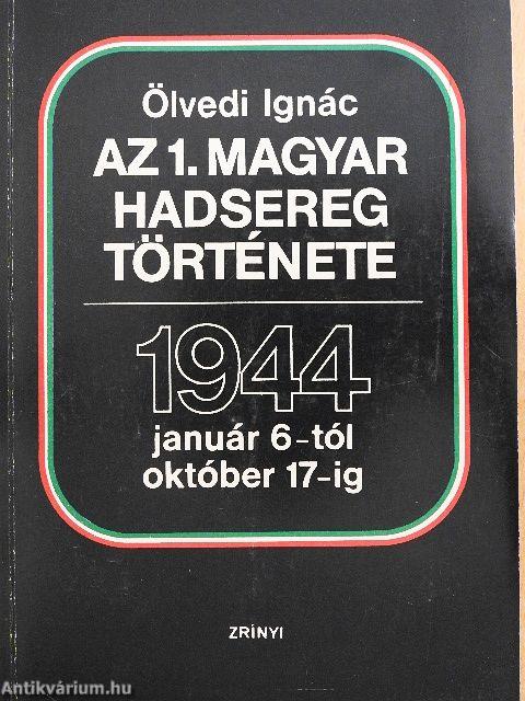 Az 1. magyar hadsereg története 