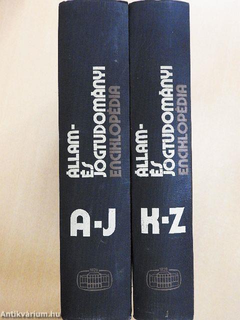 Állam- és jogtudományi enciklopédia I-II.