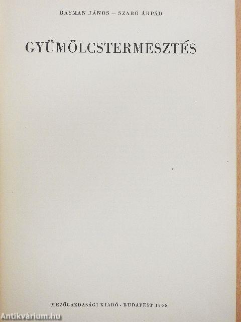 Gyümölcstermesztés