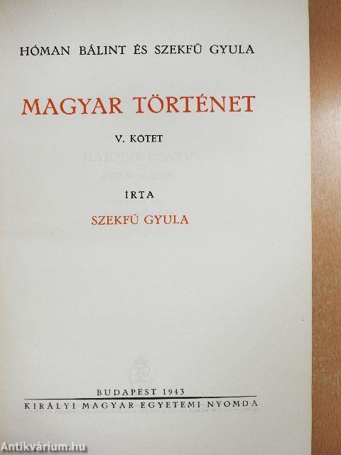 Magyar történet V.