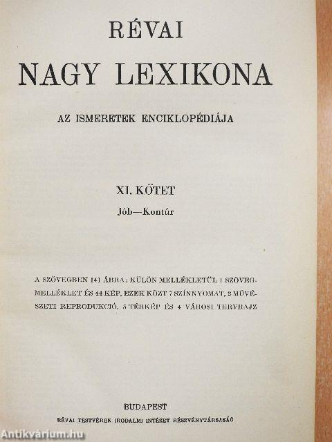 Révai nagy lexikona 11. (töredék)