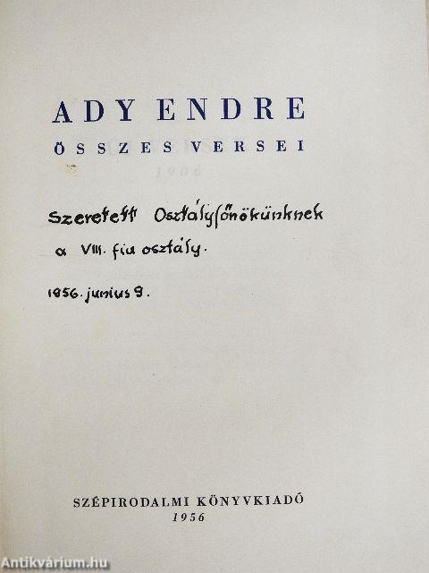 Ady Endre összes versei I-II.
