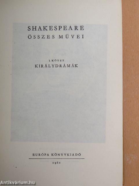 Shakespeare összes művei 1-7.