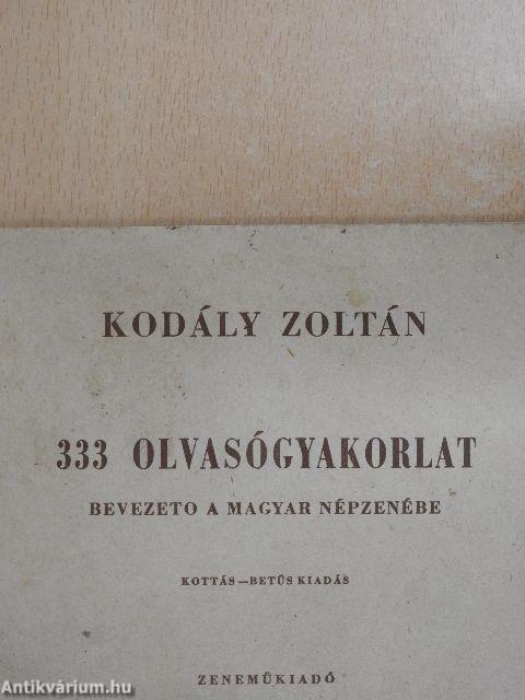 333 olvasógyakorlat