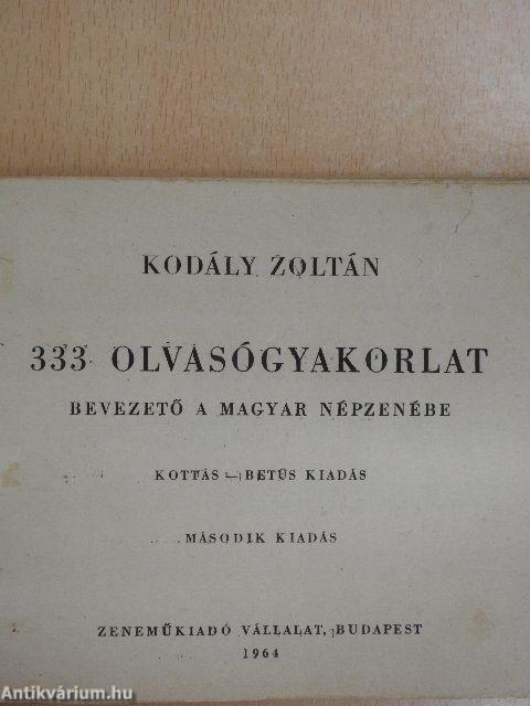 333 olvasógyakorlat