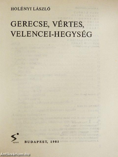 Gerecse, Vértes, Velencei-hegység