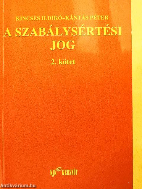 A szabálysértési jog 2.