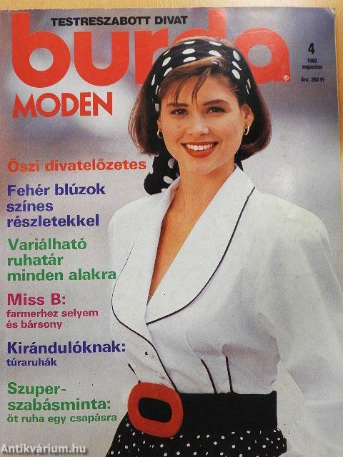 Burda Moden 1989. augusztus