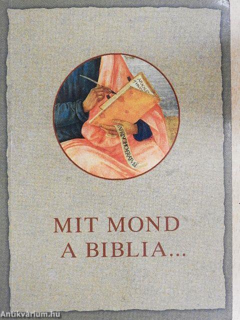 Mit mond a Biblia...