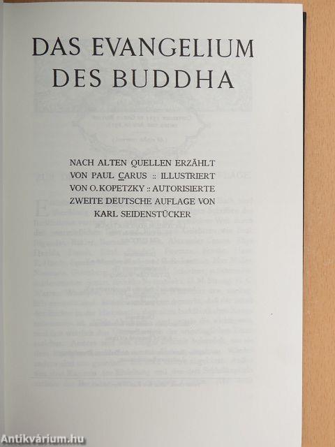 Das Evangelium des Buddha