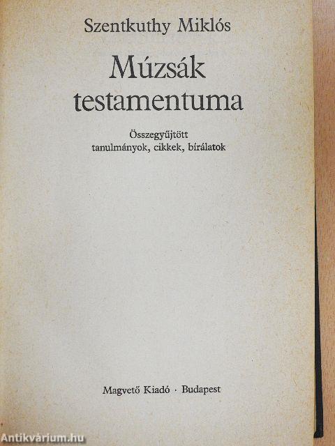 Múzsák testamentuma