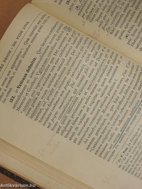 Synopsis Theologiae Dogmaticae Fundamentalis I-II.