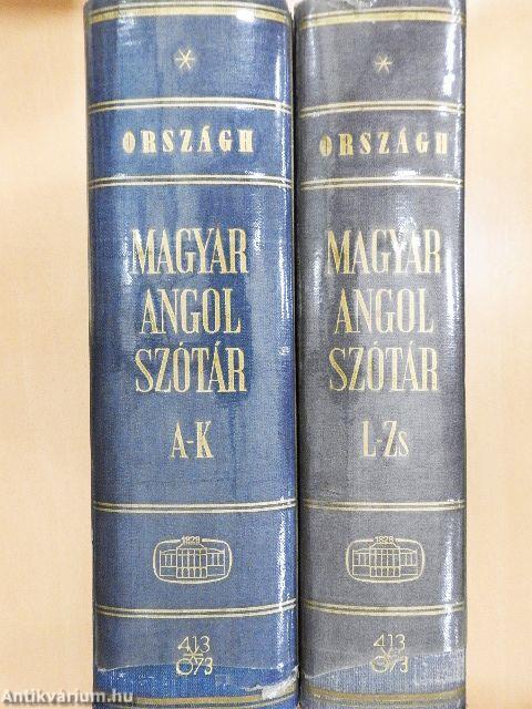 Magyar-angol szótár I-II.