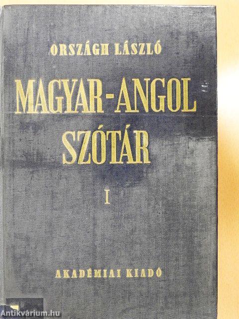Magyar-angol szótár I-II.