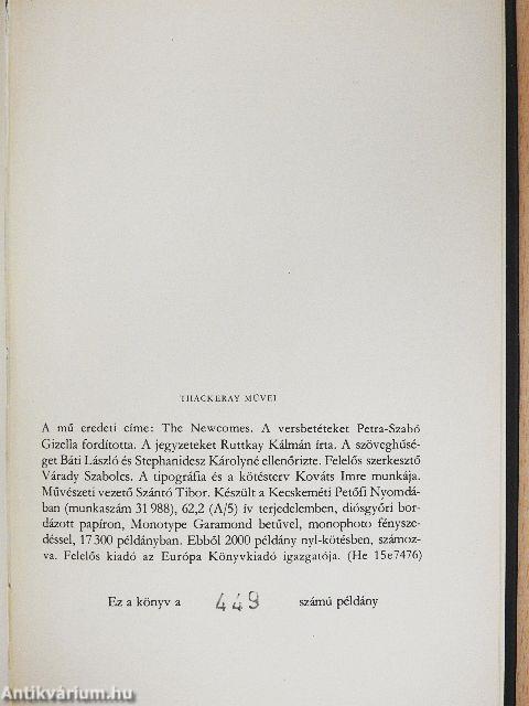 A Newcome család I-II.