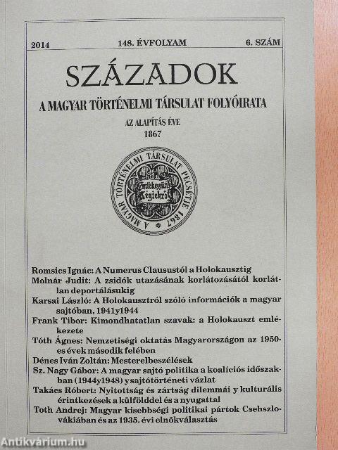 Századok 2014/6.