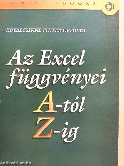 Az Excel függvényei A-tól Z-ig