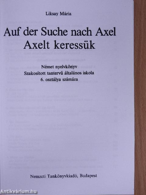 Auf der Suche nach Axel