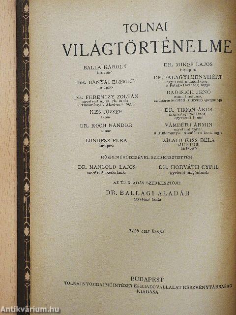 Tolnai Világtörténelme 8. - A középkor III.