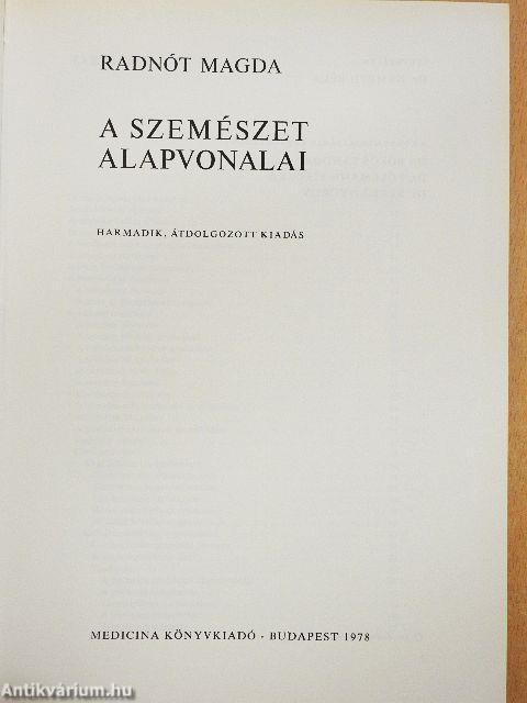 A szemészet alapvonalai 