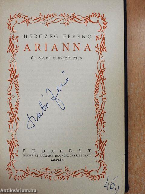 Arianna és egyéb elbeszélések