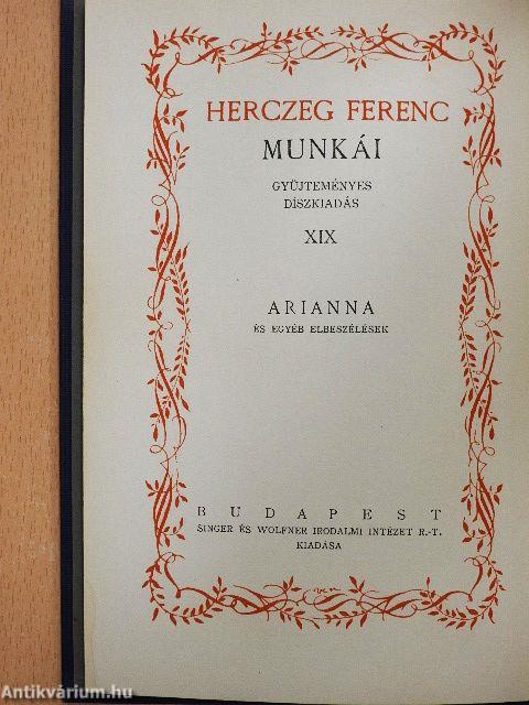 Arianna és egyéb elbeszélések