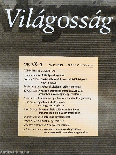 Világosság 1999. augusztus-szeptember