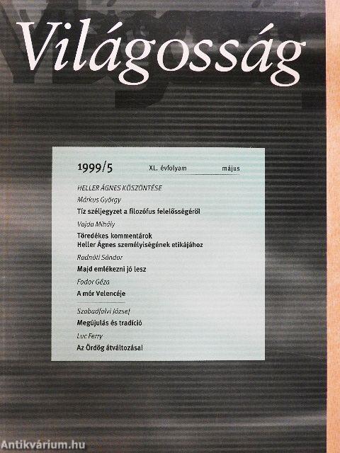 Világosság 1999. május