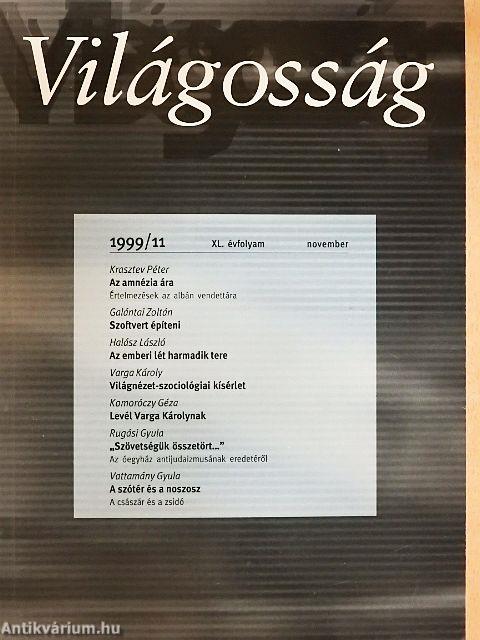 Világosság 1999. november