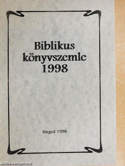 Biblikus könyvszemle 1998