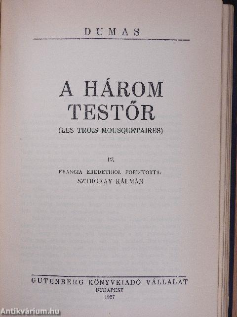 A három testőr I-IV.